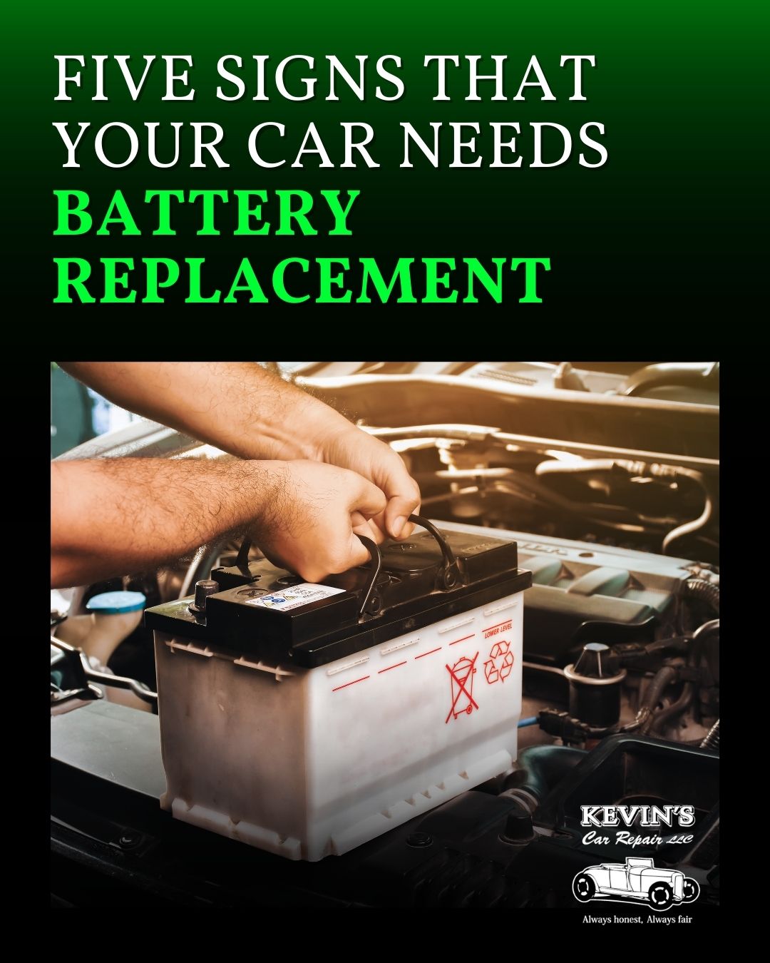 Five Signs That Your Car Needs Battery Replacement