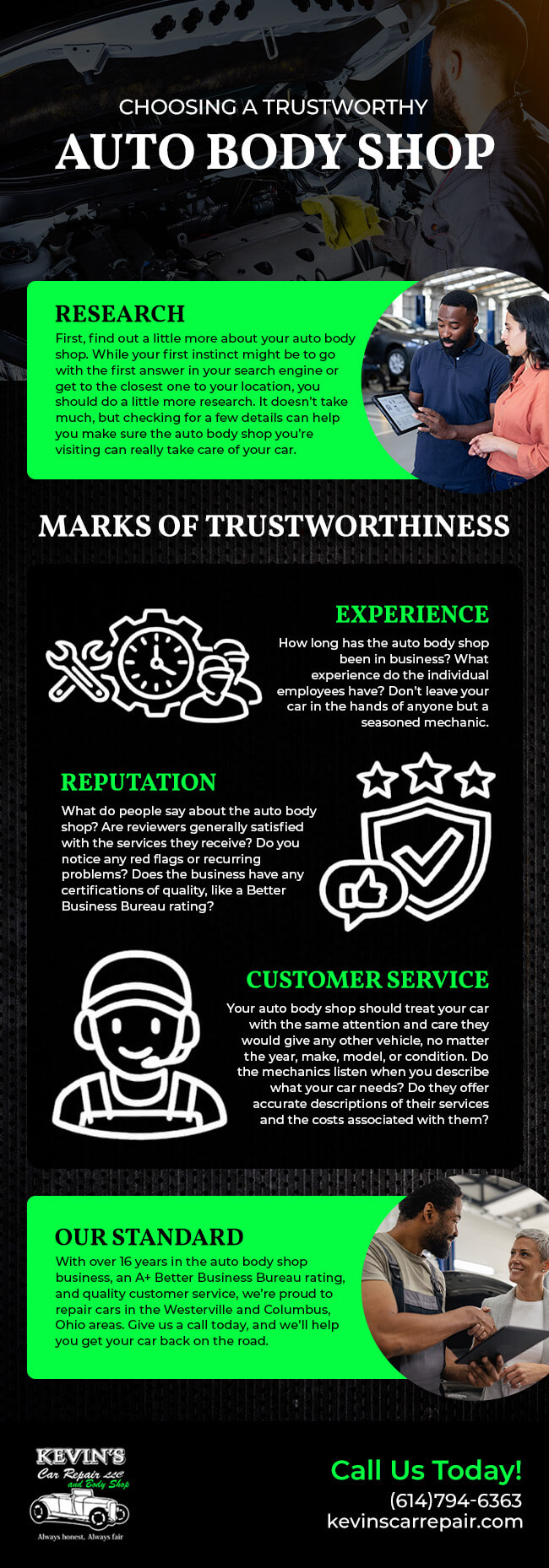 Choosing a Trustworthy Auto Body Shop